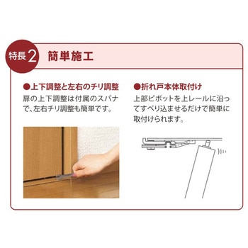 セルフィールラインⅢ内装ドア クローゼット折戸 下枠 - TOSTEM(LIXIL)