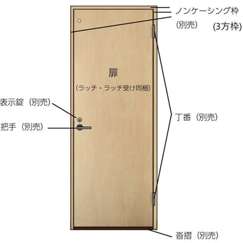 セルフィールラインⅢ内装ドア トイレドア 扉のみ 左右共通 TOSTEM(LIXIL)
