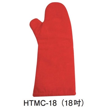RHTMC-18(18吋) 耐熱オーブンミット 赤(1枚) RHTMCシリーズ SUGICO(スギコ)