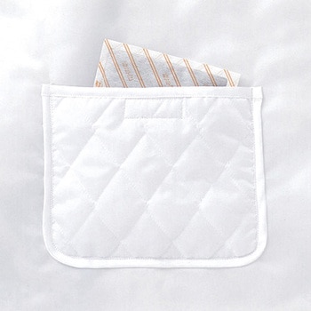 男女共用 低温度作業室向け保湿用 混入だいきらいインナーベスト ホワイト 3L サンエス