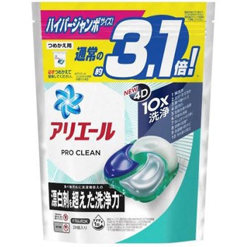 アリエール (4個セット)洗濯洗剤 一粒ポン 衣料用洗剤 ジェル
