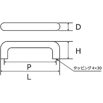 PC丸棒ハンドル BHシリーズ 和気産業