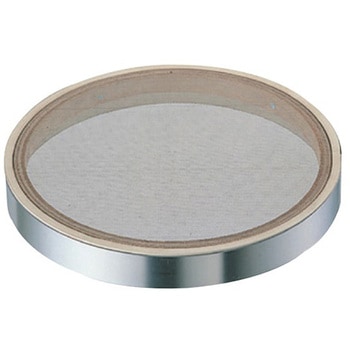 MK 18-8ステンレス枠ゴム付うらごし替アミ(ステン張) 森田金網篩製作所