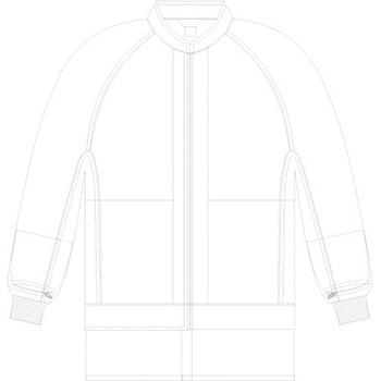 男女共用 混入だいきらい 長袖ジャケット(ポケット後加工) FX70951Pシリーズ サンエス