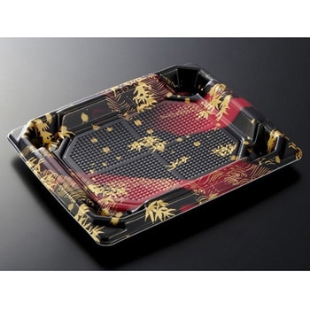 刺身・鮮魚容器 四方盛 竹霞R 本体 中央化学