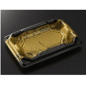 刺身・鮮魚容器 四方盛 永徳BK 本体 中央化学