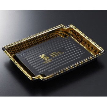 刺身・鮮魚容器 BCFかく鉢 彰BK-BK 本体 中央化学