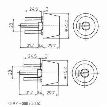 AD取替用 シリンダー GOAL(ゴール)