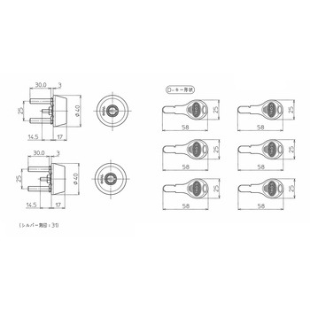 TX用 交換シリンダー GOAL(ゴール)