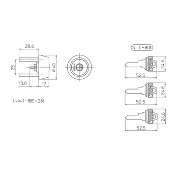 TX用 交換シリンダー GOAL(ゴール)