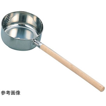 18-8 水杓子目盛付(木柄付) IK(猪熊製作所)