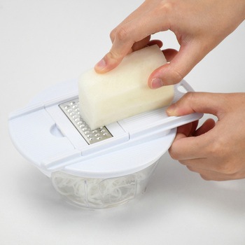 Simplice チョッパー&おろし・スライサー・千切りセット パール金属