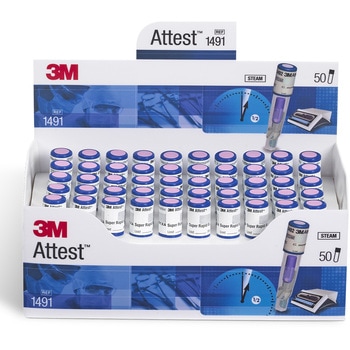 3M(TM) アテスト(TM) 超短時間判定用生物学的インジケータ アズワン