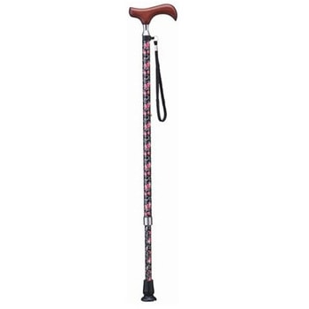 E-254A スリムネックお洒落ステッキ 伸縮式 ケイホスピア 63927930