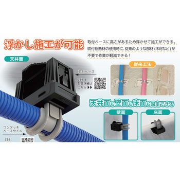 ワンタッチベースサドル - 因幡電工