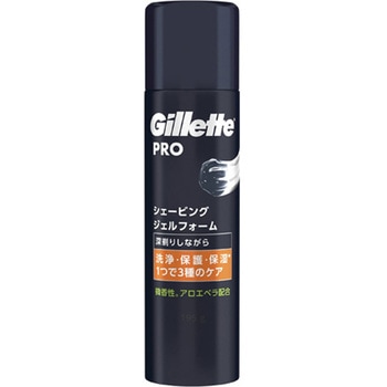 ジレットPROシェービングジェルフォーム 195g 24個入 P&G
