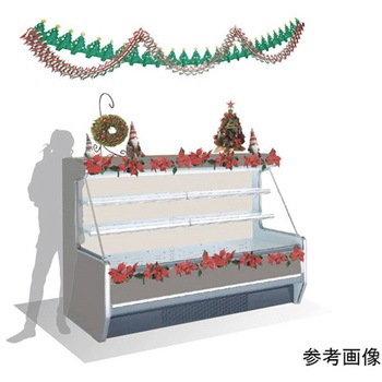 北欧風ペーパーハニカムクリスマスガーランド 360cm 28-103-2シリーズ アズワン