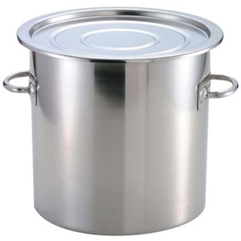 18-8テーパー型食品コンテナ フタ付 33型 20L - SUGICO(スギコ)