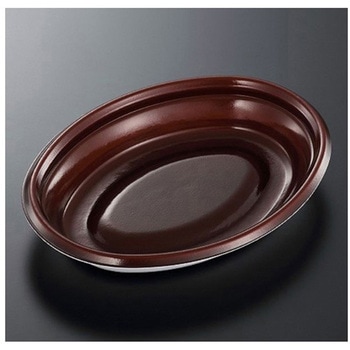 惣菜容器 TPボレノ 赤茶 本体 中央化学