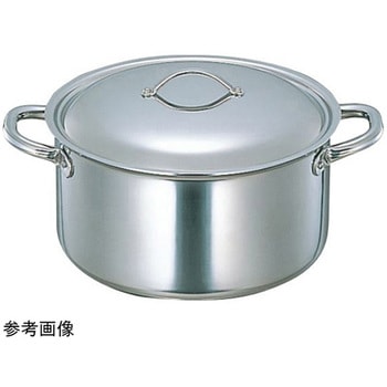 プロシードⅡ 深型両手鍋(蓋付) シモリュウ