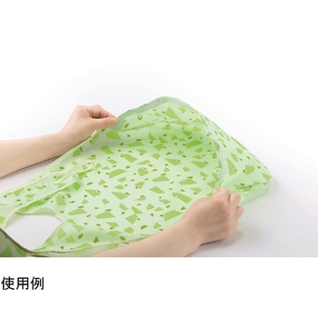 こぼれないお食事エプロン フットマーク