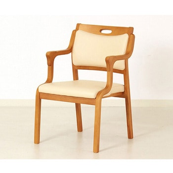 スタッキングチェア 半ひじ・グリップ付 2脚入 Care-111-ACシリーズ 貞苅椅子製作所