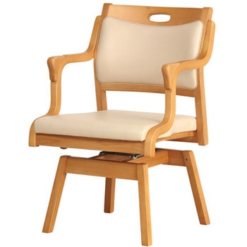 回転チェア 半ひじ・グリップ付 Care-111-RACシリーズ 貞苅椅子製作所