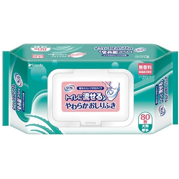 リフレ トイレに流せるやわらかおしりふき リブドゥコーポレーション