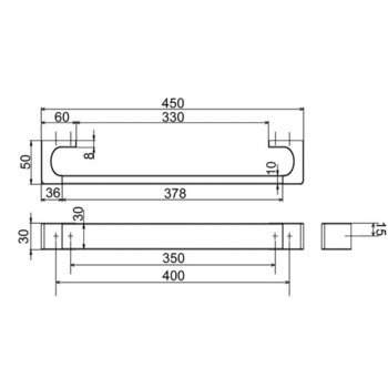 タオル掛 クロムメッキ 研磨 R1903シリーズ RELIANCE(リラインス)