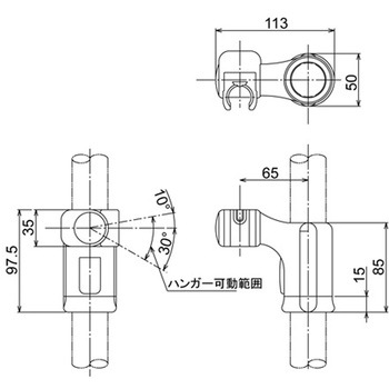 スライドシャワーフック R29Lシリーズ - RELIANCE(リラインス)