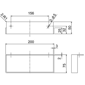 カウンター用タオル掛 ステンレス RELIANCE(リラインス)