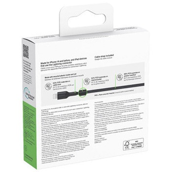 BoostCharge Pro USB-A to Lightning 編組ケーブル 1M ブラック BELKIN(ベルキン)