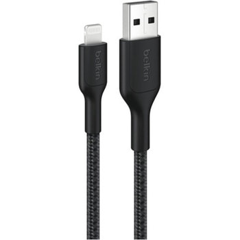 BoostCharge Pro USB-A to Lightning 編組ケーブル 3M ブラック BELKIN(ベルキン)