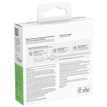 BoostCharge Pro USB-C to Lightning 編組ケーブル 2M ホワイト BELKIN(ベルキン)