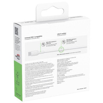 BoostCharge USB-A to USB-C ケーブル 15W 1M ホワイト BELKIN(ベルキン)