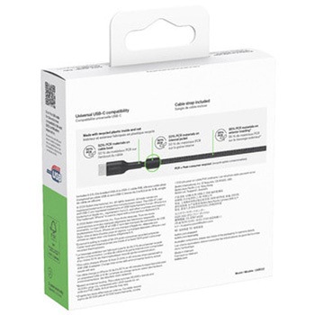 BoostCharge Pro USB-A to USB-C 編組ケーブル15W 2M ブラック BELKIN(ベルキン)