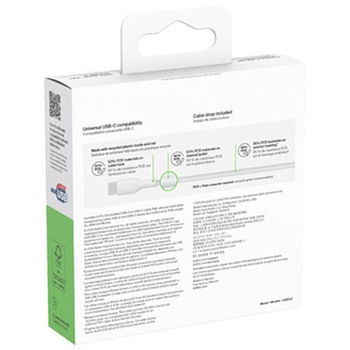 BoostCharge Pro USB-A to USB-C 編組ケーブル15W 2M ホワイト BELKIN(ベルキン)