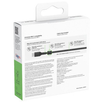 BoostCharge Pro USB-C to USB-C 編組ケーブル 60W 2M ブラック BELKIN(ベルキン)