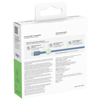 BoostCharge Pro USB-C to USB-C 編組ケーブル 60W 2M ブルー BELKIN(ベルキン)