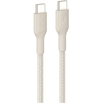 BoostCharge Pro USB-C to USB-C 編組ケーブル 240W 1M サンド BELKIN(ベルキン)