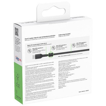 BoostCharge Pro USB-C to USB-C 編組ケーブル 240W 1M ブラック BELKIN(ベルキン)