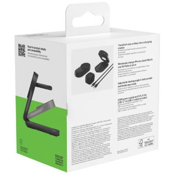 UltraCharge Qi2 25W 3-in-1 折りたたみ式マグネット充電器 ラウンド型 ブラック BELKIN(ベルキン)