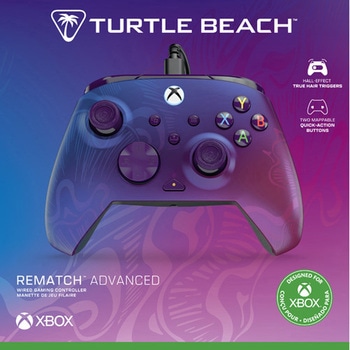 Xbox Rematch Advanced Wired Controller Purple Fade TURTLEBEACH(タートルビーチ)