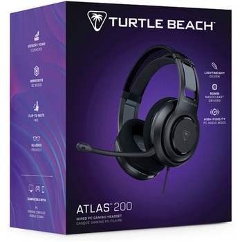 Atlas 200 PC Black TURTLEBEACH(タートルビーチ)