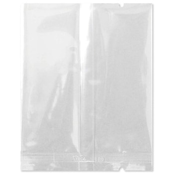 透明袋 ギザカット 合掌貼り 100枚入 福重