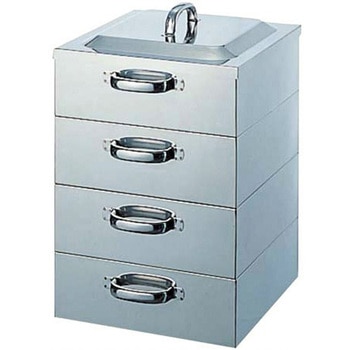 PE 18-8業務用角蒸器用水槽 60cm（PE 18-8ステンレス 業務用 角