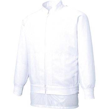 男女共用 混入だいきらい ブルゾン 常温 ホワイト FX70741Rシリーズ サンエス