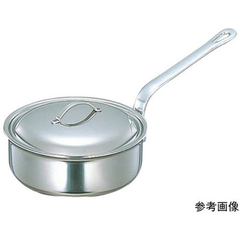 プロシードⅡ 浅型片手鍋(蓋付) - シモリュウ