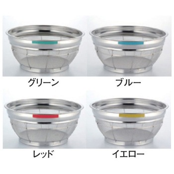 1斗 37.5cm 18-8 深型米揚ざる 1斗 37.5cmシリーズ 1個 弁慶(本間冬治