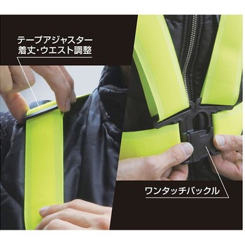 安全ベスト 蛍光イエロー エスコ